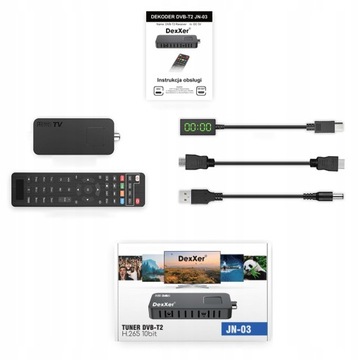 ДЕКОДЕР ТВ-ТЮНЕР HD DVB-T2 HEVC H.265 МИНИ-СТИЛЬ