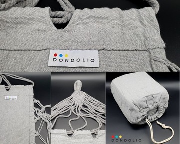 Бразильский гамак двухместный XXL 220 кг БОХО макраме Durable DONDOLIO