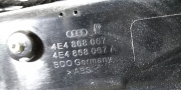 фото thumb №13, Audi a8 d3 довгий оббивка двері лівий зад алькантара