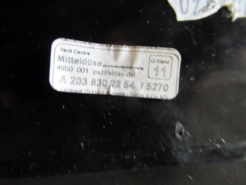 фото thumb №6, Mercedes c-klasa w203 решётка воздуховод средняя a2038302254