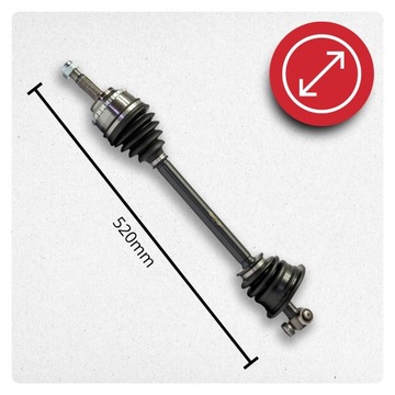 фото thumb №4, Піввісь ліва renault clio ii 1.5 dci 1.9 dti механічна коробка передач нова