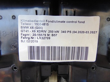фото thumb №6, Bmw x6 g06 решітка повітропровід панель кондиціонера