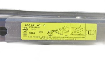 фото thumb №9, Vw polo 6r 6r0 skoda fabia seat ibiza домкрат подъемник do автомобиль