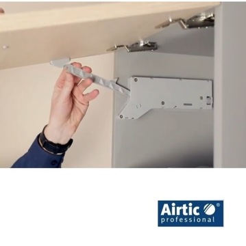 AIRTICLIFT Podnośnik frontu teleskop klap szafek cichy domyk komplet L + P