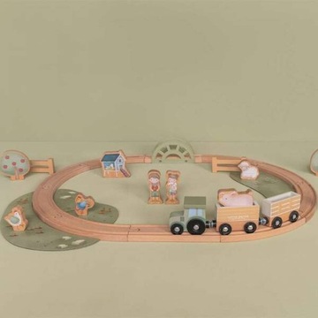 Маленький голландский поезд с путями Little Farm FSC