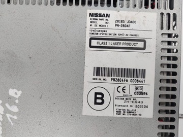 фото thumb №6, Радіо заводські cd 28185jd400 nissan qashqai j10