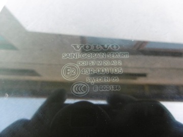 фото thumb №8, Скло двері лівий зад задня volvo s40 ii