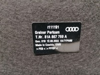 фото thumb №6, Audi q2 81a полиця задня багажника нова оригінал 16-23