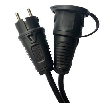 Przedłużacz polwinitowy H05VV-F 3x1,5 OWY PVC 5m