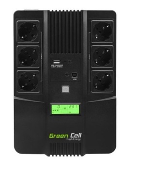 GREEN CELL UPS AiO 600VA 360W источник аварийного питания