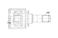 фото thumb №5, Nty шарнир внутренний mercedes gl x164 06- левый передний