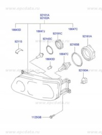фото thumb №4, Защёлка бардачка kia sorento 03-06 оригинал
