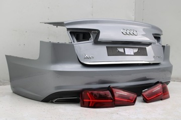 фото thumb №7, Audi a6 sedan зад бампер задній кришка багажника 4g 4g5 лампи q2q2 lx7p сірий