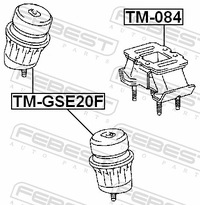 фото thumb №2, Подушка двигуна lexus gs is 250 05-