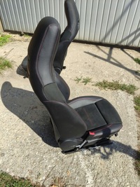 фото thumb №14, Mercedes w177 amg сидіння червона nić алькантара