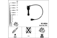 фото thumb №2, Ngk набір трубопровід запалювання mitsubishi colt i