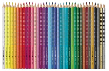 Мелки Faber Castell Grip, 36 цветов в металлической коробке.