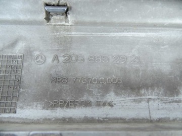 фото thumb №3, Mercedes c w203 sedan планка средняя бампера зад