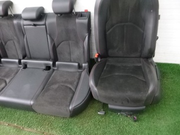 фото thumb №5, Seat leon fr iii 12-20 3d fr сиденья диван комплект подогрев алькантара eu