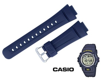 Оригинальный ремешок CASIO G-2900 G2900F, темно-синий.