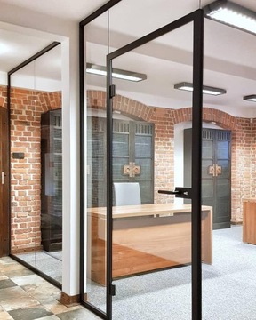 Стеклянная стена здания, стеклянная дверь LOFT, ИЗГОТОВЛЕНО НА ЗАМЕР
