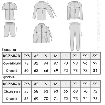 CUNA odzież męska do elektrostymulacji mięśni 3/4 L - trening EMS