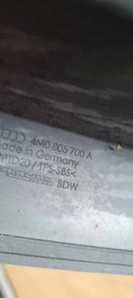 фото thumb №11, Q7 4m ii накладка захист крила права перед 4m0805700a