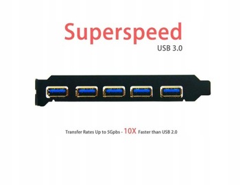 Адаптер USB 3.0 КОНТРОЛЛЕР PCI EXPRESS КАРТА PCI-E