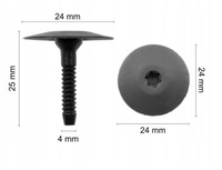 фото thumb №9, Bmw 1 f20 2 f22 3 gt f30 4 gc f32 кліпса накладки