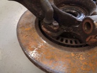 фото thumb №7, Puma i 97 1.7b амортизационная стойка диск суппорт левый перед