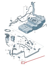 фото thumb №1, Audi q5 8r fuel line with вентиляційний клапан труба 8r0201544cr