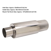 фото thumb №8, Резонатор глушителя выхлоп ze нержавеющая сталь нержавеющей