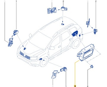 фото thumb №16, Модуль блок керування pdc dacia duster ii