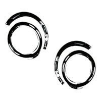 фото thumb №1, Рамка галоген хром l/p peugeot 307 2005-2007