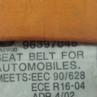 фото thumb №8, 2004 daewoo rezzo задній pas безпеки 96397048