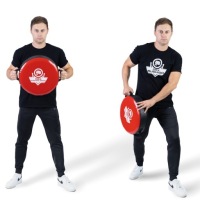 ЛЕГКИЙ КРУГЛЫЙ ТРЕНИРОВОЧНЫЙ ЩИТ 40x12 СМ ДЛЯ БОКСА, ММА И МУАЙ ТАЙ DBX BUSHIDO