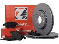 Zimmermann гальмівні диски+ гальмівні колодки p renault latitude 296mm Ціна, фото thumb