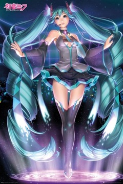 Hatsune Miku Projection - постер 61x91,5 см