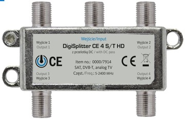 Разветвитель сигнала TechniSat DIGISPLITTER 4 DVB-T