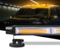 Stroboskop помаранчевий балка kogut 65cm 12v 24v 4 модулі евакуатор 4 сторони Оригінал, фото thumb