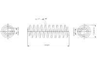 фото thumb №1, Monroe sp3962 пружина підвіска
