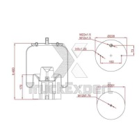 фото thumb №3, Пневмоподушка подвеска schmitz