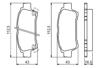 фото thumb №10, Bosch гальмівні колодки гальмівні toyota зад avensis 986 424 762