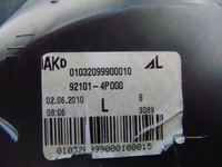 фото thumb №16, Лампа левая перед hyundai i20 1 2008-2012 92101-4p000 europa ładna демонтаж