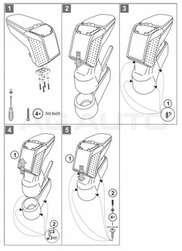 фото thumb №7, Подлокотник з адаптер do škoda citigo, 2011-2019, arm2-black