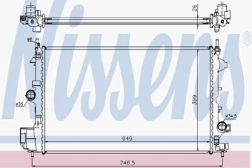фото thumb №16, Nissens 61914a радиаторов, система охлаждение