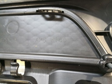 фото thumb №8, Диффузор накладка спойлер бампера do mercedes ml w166 amg зад