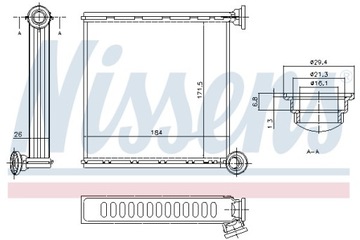 фото thumb №8, Обігрівач обігріву кабіни [ nissens ] 73980