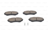 фото thumb №14, Гальмівні колодки ham. mitsubishi pajero pinin 99- bosch 986 424 713 набір гальмівних колодок