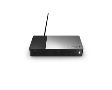 MSI USB-C Docking Station Gen 2 USB 3.2 Gen 2 (3.1 Gen 2) Type-C Czarn...
